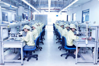 Engineer performing PCB quality inspection | PCBCart