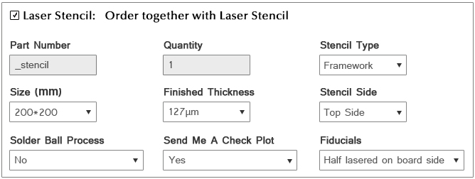 Order Laser Stencil | PCBCart