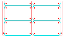 Panel with both V-CUT and ROUTE Fiducial | PCBCart