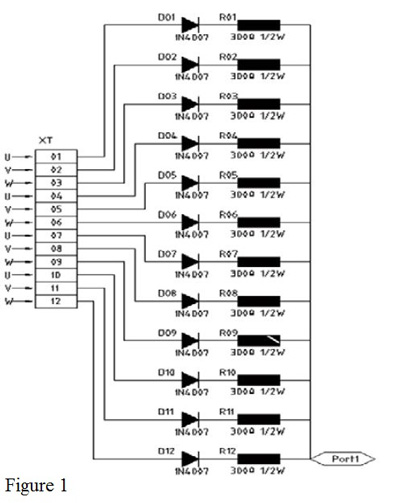 Circuit diagram of IN4007 rectification LED | PCBCart