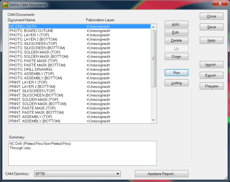 Generate NC Drill file from PADS Software | PCBCart