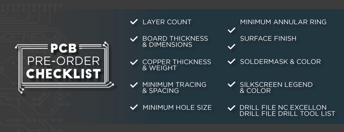 PCB Pre-order Checklist | PCBCart