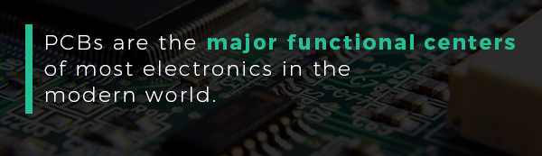 PCBs are the major functional centers of most electronics in the modern world | PCBCart