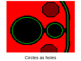 Circles without copper on PCBs | PCBCart
