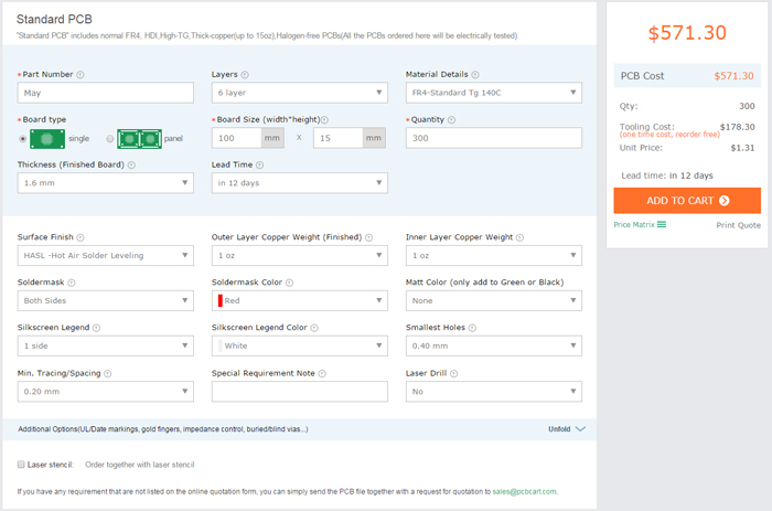 How to Get PCB Price Within Seconds | PCBCart