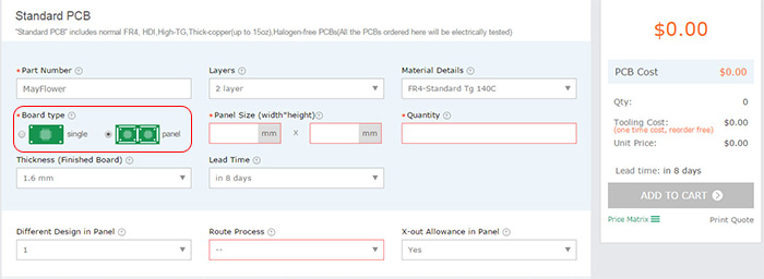 How to Order PCB as Panels | PCBCart