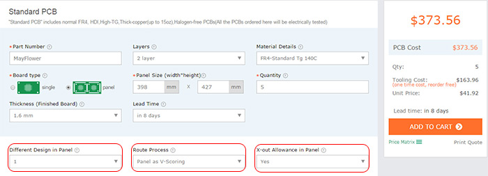 How to Order PCB as Panels | PCBCart