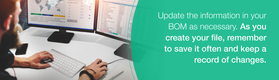 Updating a BOM (Bill of Materials) | PCBCart