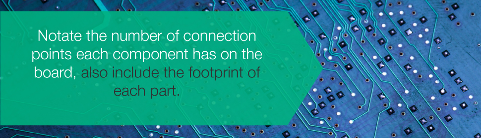 BOM (Bill of Materials) Connection Points and Footprint | PCBCart