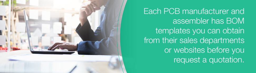 BOM (Bill of Materials) Template for PCB Assembly | PCBCart