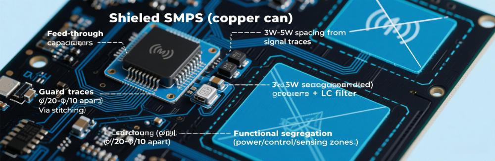 EMI Reduction Techniques on Power PCBs