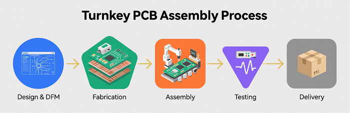 Turnkey PCB Assembly Process | PCBCart