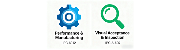 IPC-6012 vs. IPC-A-600 Core Focus Comparison