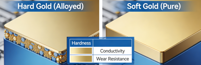 Hard Gold vs. Soft Gold Plating | PCBCart