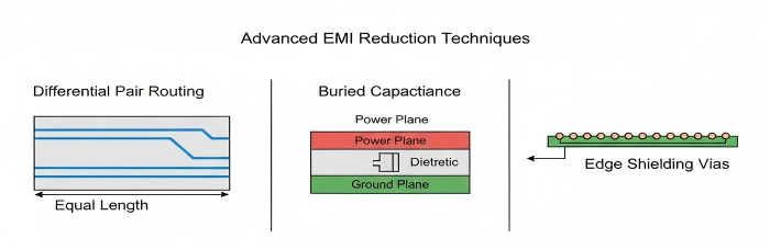Advanced EMI Reduction Techniques | PCBCart