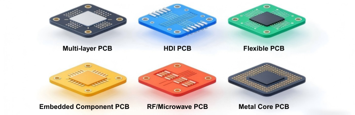 Types of Advanced PCBs | PCBCart