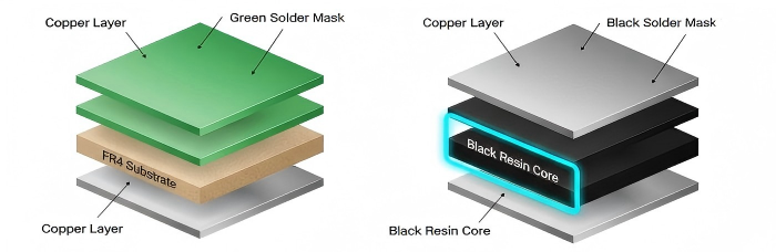 What is Black Core FR4 PCB? | PCBCart