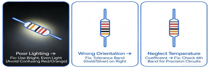 Avoiding Common Mistakes in Resistor Reading | PCBCart