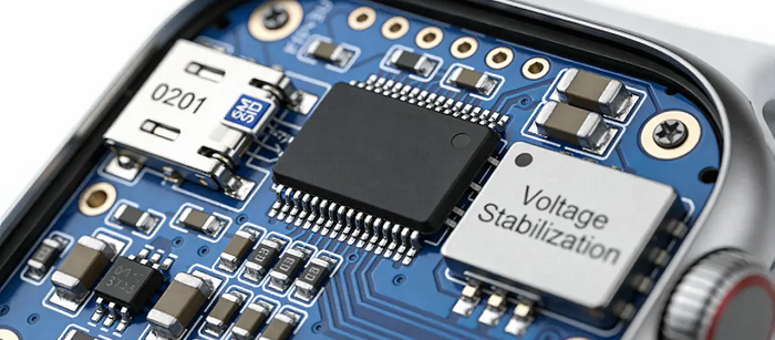 0201 SMD in Smartwatch PCBs
