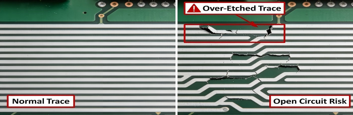 Typical PCB Etching Issues and Effect | PCBCart