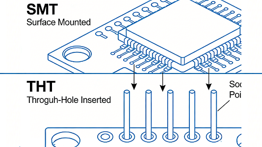 SMT vs THT Assembly Technology