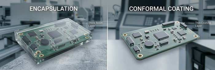 PCB Encapsulation vs. Conformal Coating | PCBCart