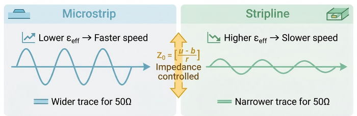 Microstrip vs. Stripline | PCBCart