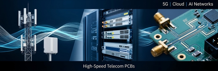 High-Speed PCB Assembly for Telecom | PCBCart
