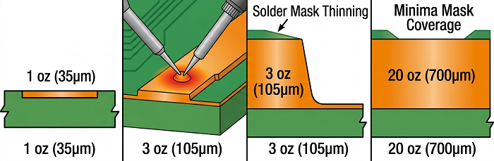 Copper Weight vs. Thickness Comparison