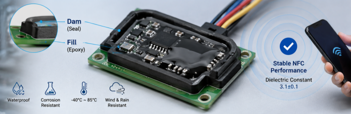 NFC Auxiliary PCB Using Dam and Fill Encapsulation | PCBCart