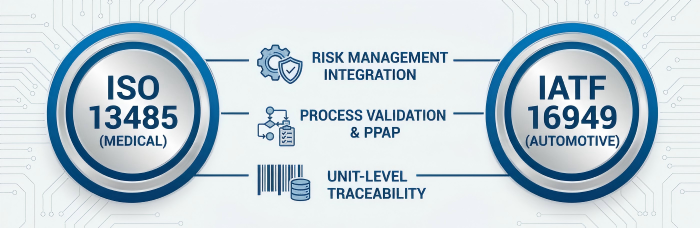 ISO 13485 vs IATF 16949 | PCBCart