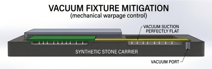 Vacuum-Assisted Support for Flex Sections | PCBCart