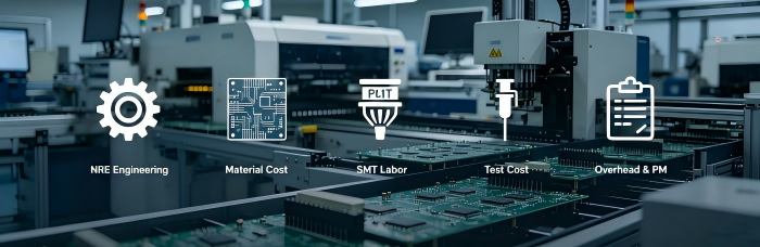 HMLV PCB Assembly Cost Breakdown | PCBCart