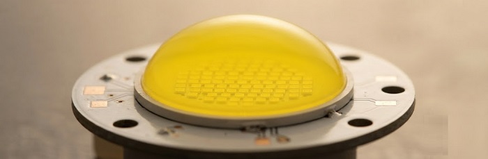 Macro view of a COB LED module