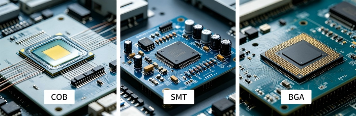 What Are COB, SMT and BGA | PCBCart