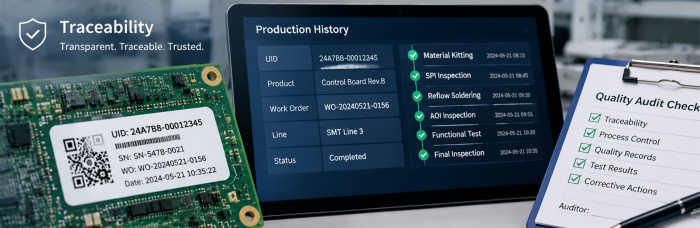 PCB Assembly Traceability System | PCBCart