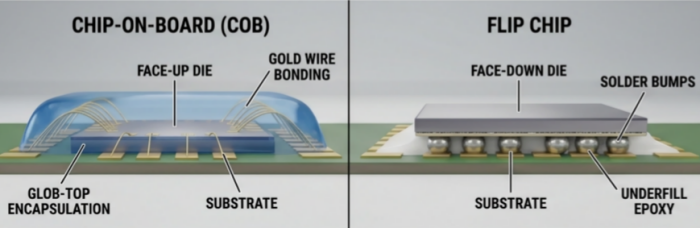 COB vs Flip Chip: Structural Differences | PCBCart