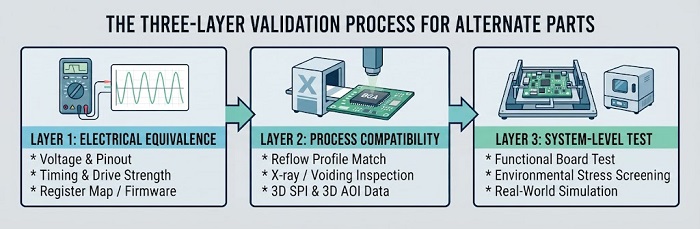 Three Layer Component Validation Process