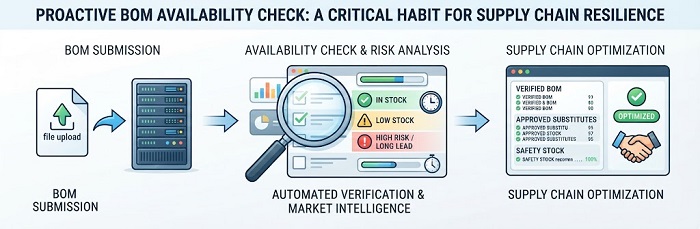 BOM availability check process