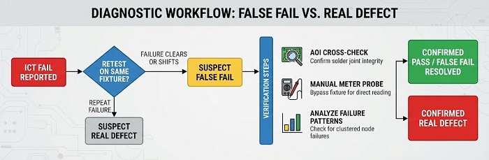 PCB troubleshooting and defect verification workflow