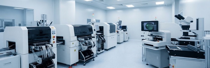 Modern medical PCBA assembly line
