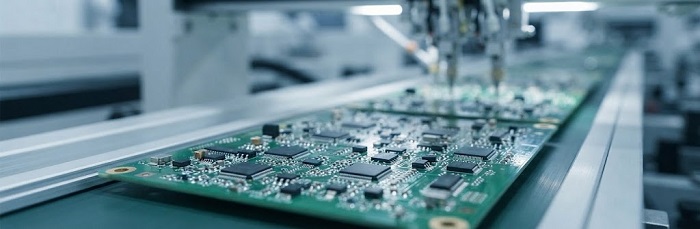 PCBA assembly line and electronic components