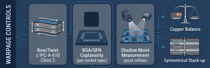 Coplanarity and Warpage Verification | PCBCart