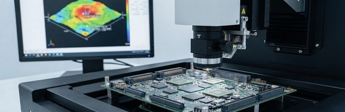 3D SPI inspection machine scanning circuit board