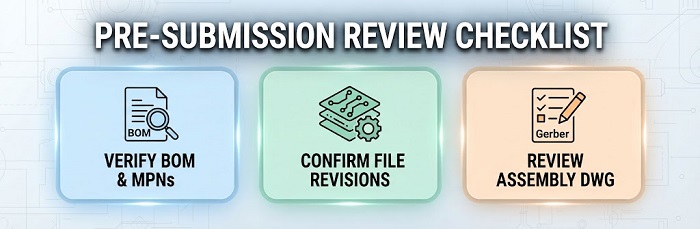 PCB pre-submission review checklist