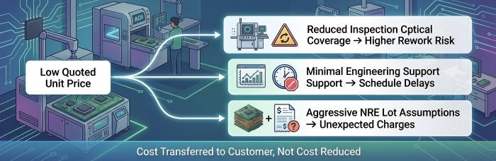 Lowest Unit Price Risk Manufacturing | PCBCart