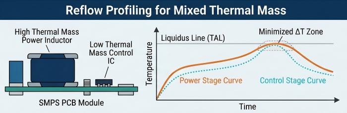 Reflow Profiling for Mixed Thermal Mass | PCBCart