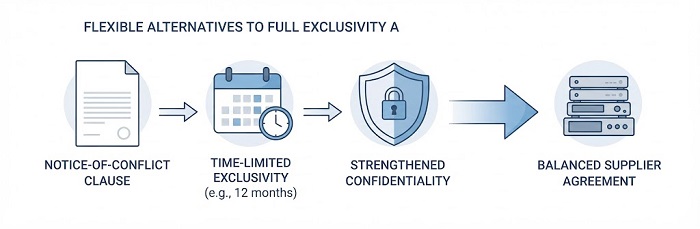 Alternatives to full exclusivity