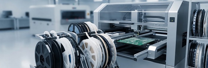 SMT component kitting and automated line setup
