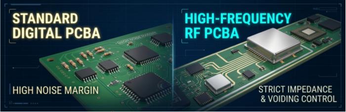 Standard vs. RF PCBA Comparison | PCBCart